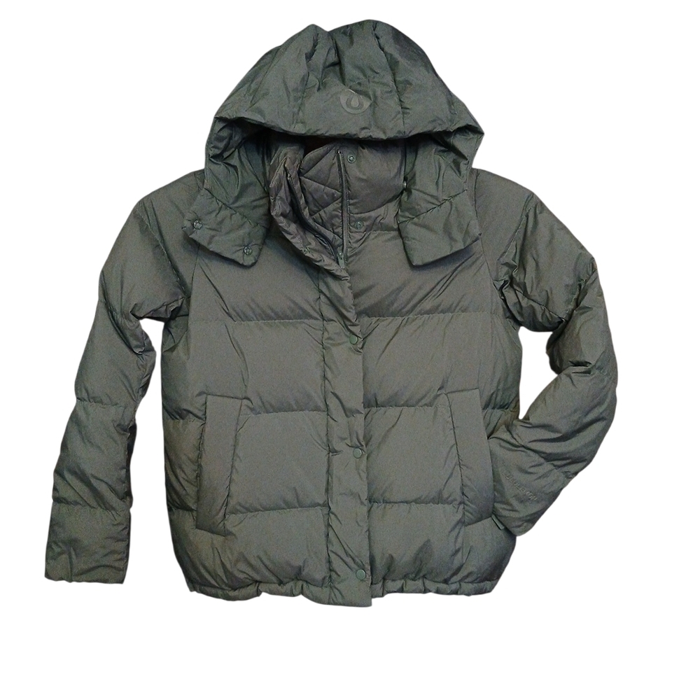 Lululemon Women's Wunder‎ Down-Fill Puffer Jacket Palm Deco Size 8